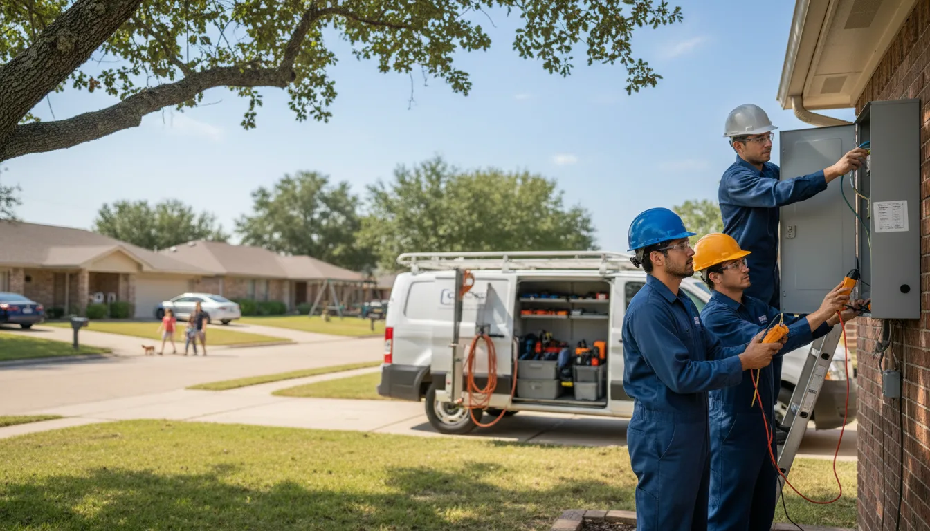 Certified electrician providing emergency electrical services in Hope, KY